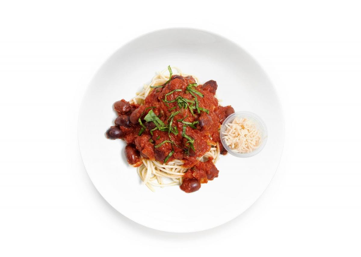 Plant-Based Pasta Puttanesca