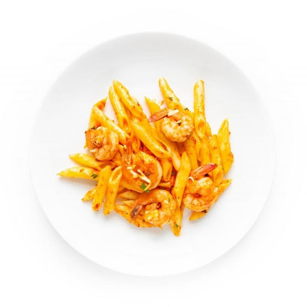 Penne with Grilled Shrimp