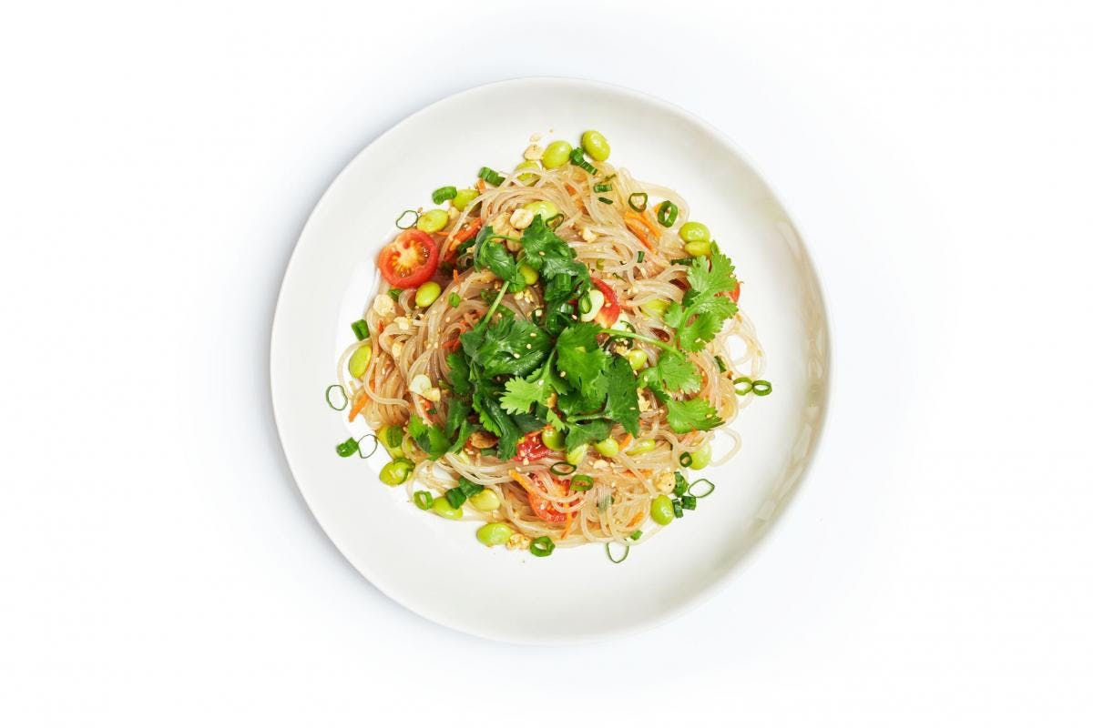 Cold Glass Noodle Salad with Summer Vegetables