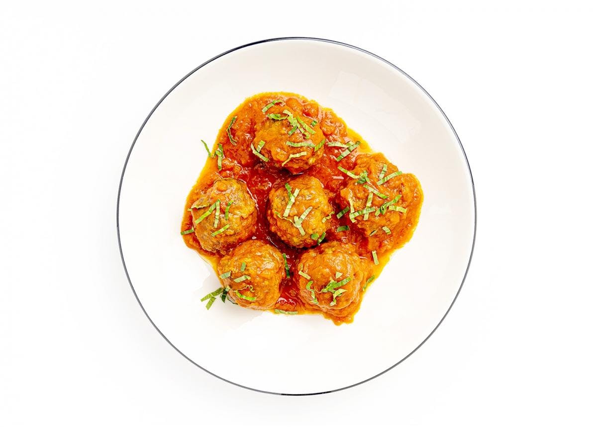 Italian Meatballs with Homemade Tomato Sauce