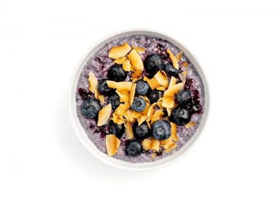 Blueberry-Chia Vegan Overnight Oats