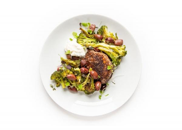 Spiced chicken with vegetables